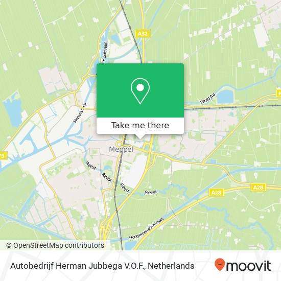 Autobedrijf Herman Jubbega V.O.F., Blankenstein 520 map