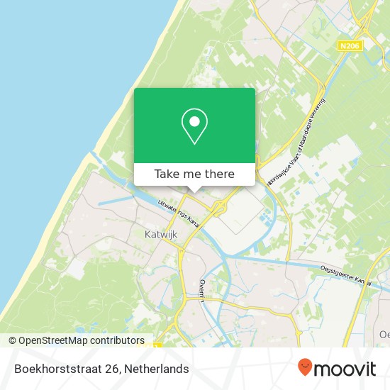 Boekhorststraat 26, 2221 TD Katwijk aan Zee map