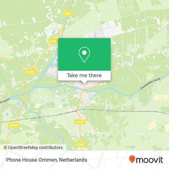 Phone House Ommen, Vrijthof 11 Karte