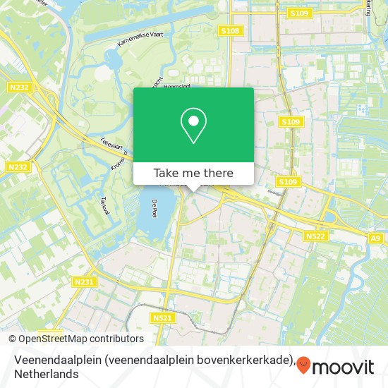 Veenendaalplein (veenendaalplein bovenkerkerkade), 1185 CP Amstelveen Karte