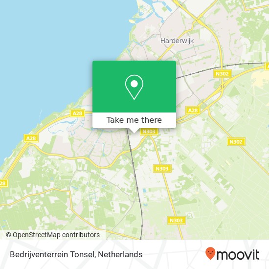 Bedrijventerrein Tonsel map