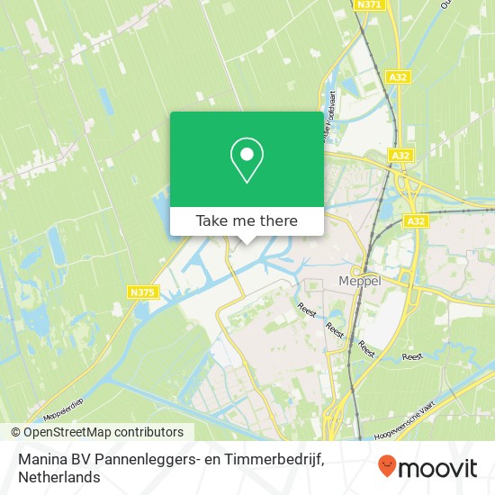 Manina BV Pannenleggers- en Timmerbedrijf, Groeneveld 6 map