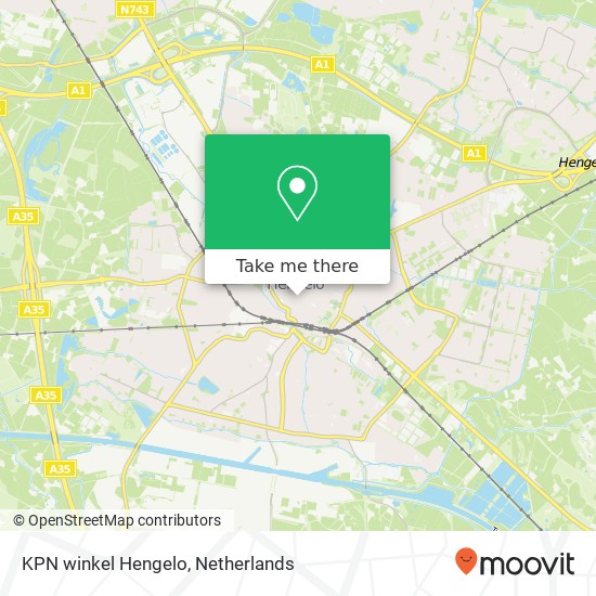 KPN winkel Hengelo, Markt 1 map