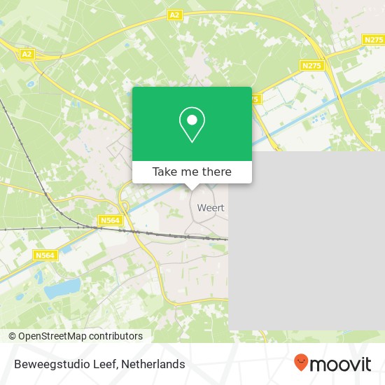 Beweegstudio Leef, Patronaatsplein 7 map