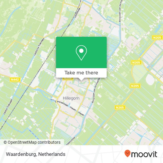 Waardenburg, Waardenburg, 2181 Hillegom, Nederland map
