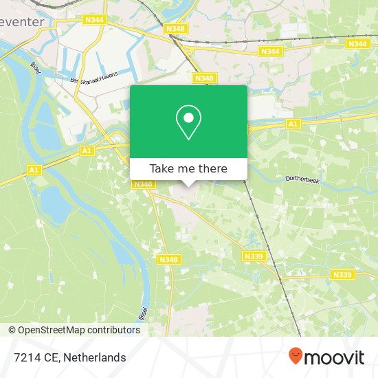 7214 CE, 7214 CE Epse, Nederland map