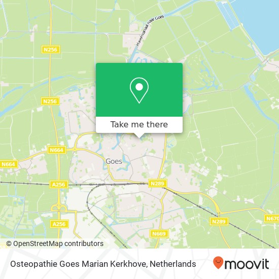 Osteopathie Goes Marian Kerkhove, Pauwenhof 49 map