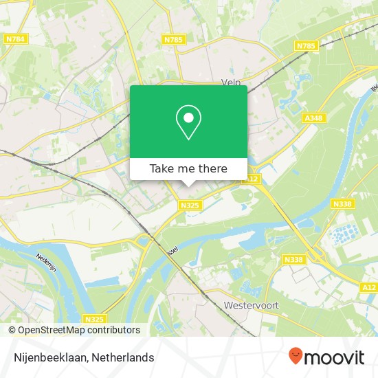 Nijenbeeklaan, Nijenbeeklaan, 6825 Arnhem, Nederland map