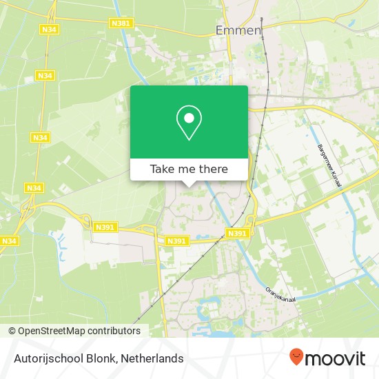 Autorijschool Blonk, Holtingerbrink 146 map