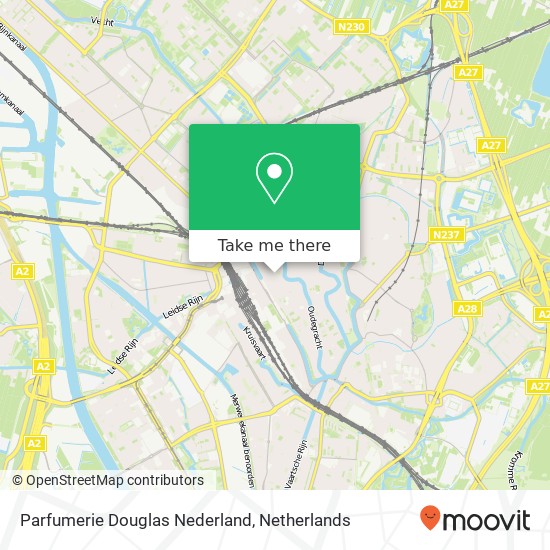 Parfumerie Douglas Nederland, Vredenburg 3 map