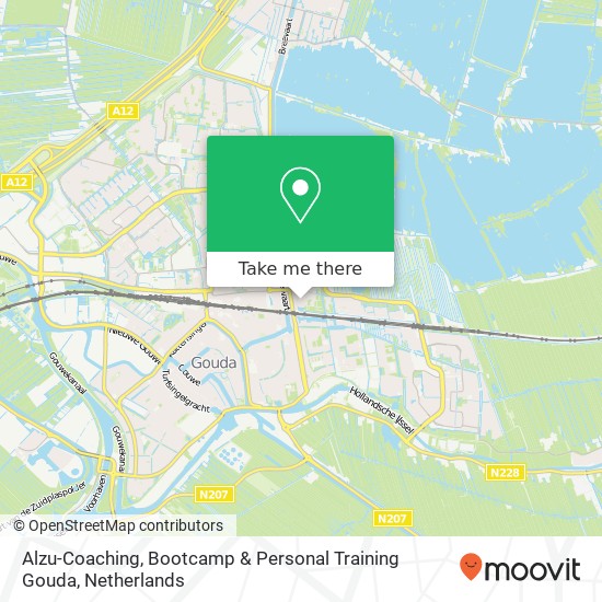 Alzu-Coaching, Bootcamp & Personal Training Gouda, Tristanstraat 6 map