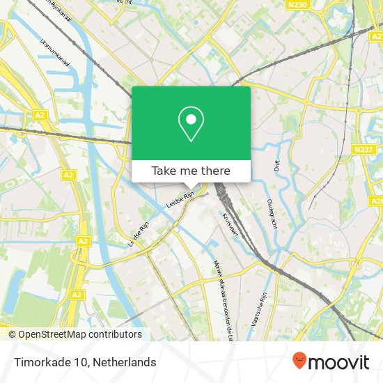 Timorkade 10, 3531 DE Utrecht map