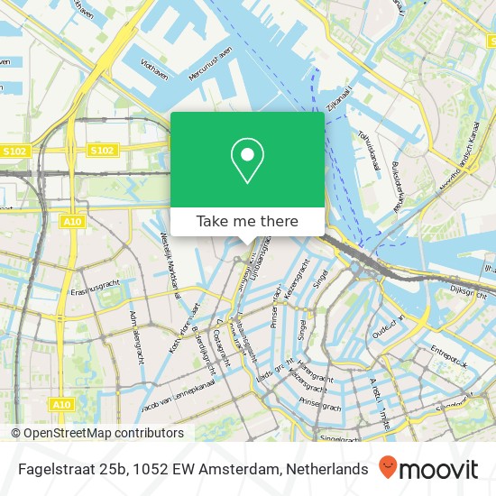 Fagelstraat 25b, 1052 EW Amsterdam map