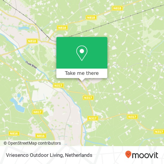 Vriesenco Outdoor Living, Industrieweg 2 map