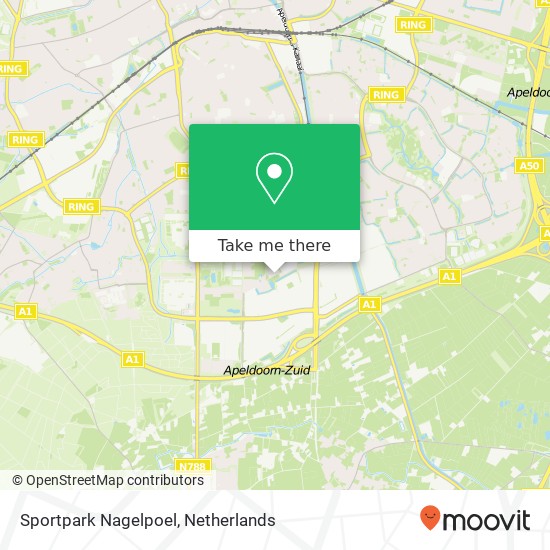 Sportpark Nagelpoel, Malkenschoten map