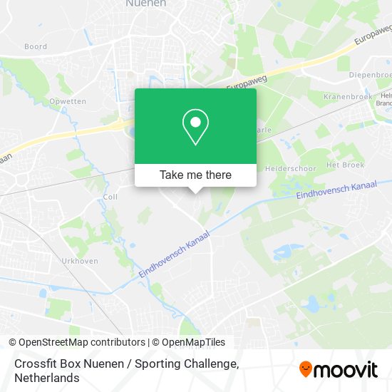 Crossfit Box Nuenen / Sporting Challenge map