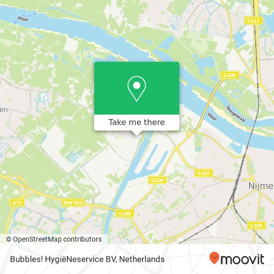 Bubbles! HygiëNeservice BV, Scheidingsweg 6A map