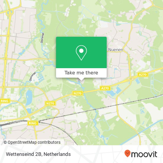 Wettenseind 2B, Wettenseind 2B, 5674 AA Nuenen, Nederland Karte