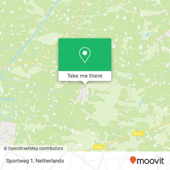 Sportweg 1, 7434 RZ Lettele map