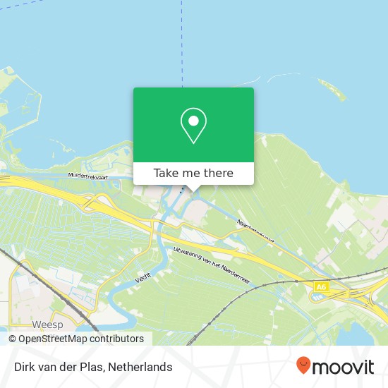 Dirk van der Plas, Vestingplein 1 map
