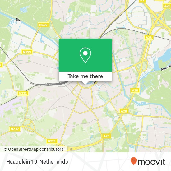 Haagplein 10, 3811 GW Amersfoort map
