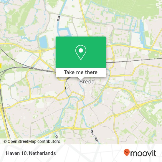 Haven 10, Haven 10, 4811 WK Breda, Nederland map