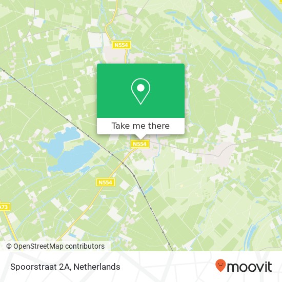 Spoorstraat 2A, Spoorstraat 2A, 5865 AH Tienray, Nederland map