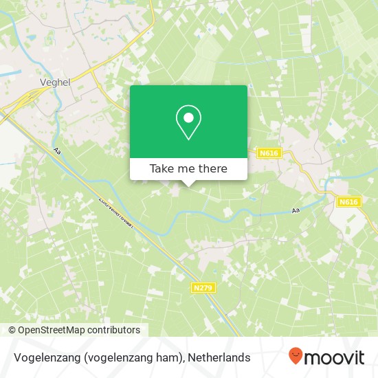 Vogelenzang (vogelenzang ham), 5469 Erp map
