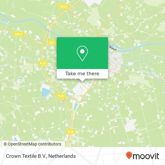 Crown Textile B.V., Kiefteweg 14 map