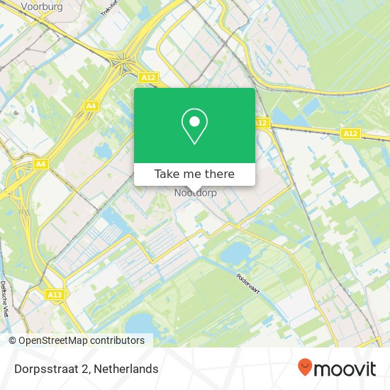 Dorpsstraat 2, 2631 CT Nootdorp map