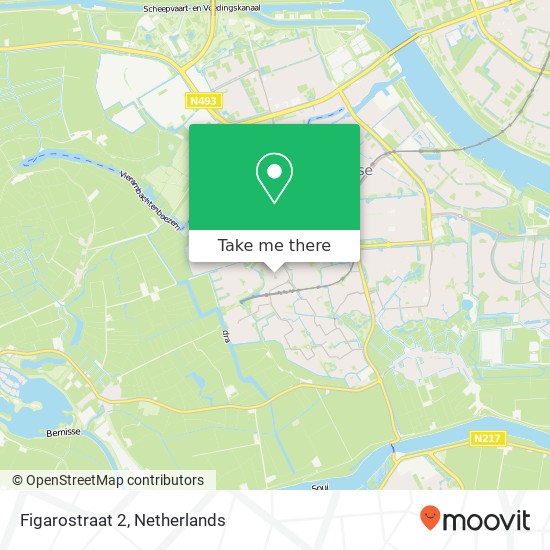 Figarostraat 2, 3208 PD Spijkenisse map