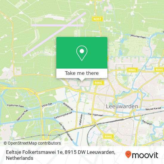 Eeltsje Folkertsmawei 1e, 8915 DW Leeuwarden map