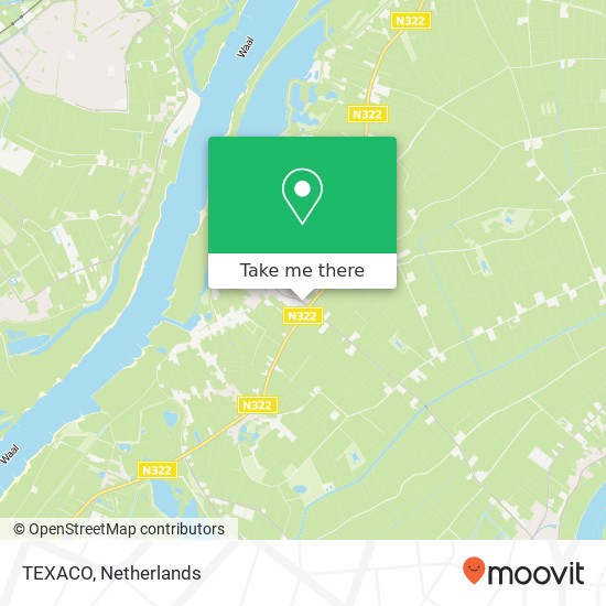 TEXACO, Nieuwstraat map