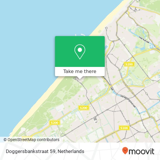 Doggersbankstraat 59, 2583 MR Scheveningen map