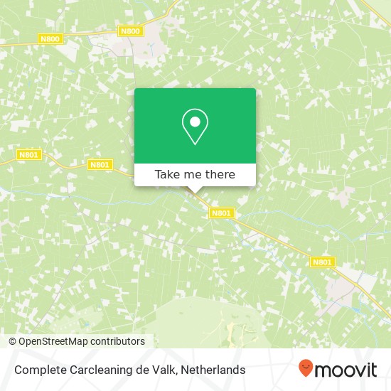 Complete Carcleaning de Valk, Lage Valkseweg 127 map