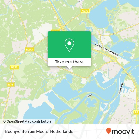 Bedrijventerrein Meers map