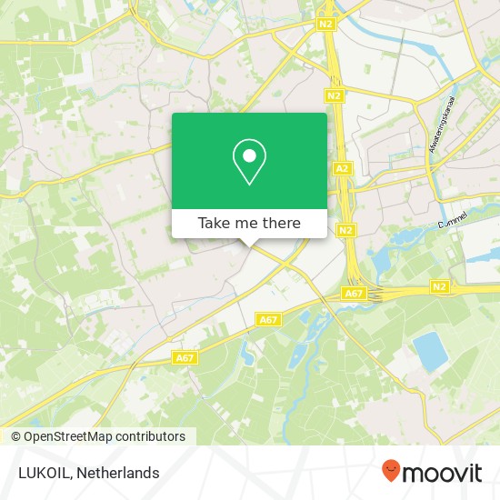 LUKOIL, Dorpstraat 205 map