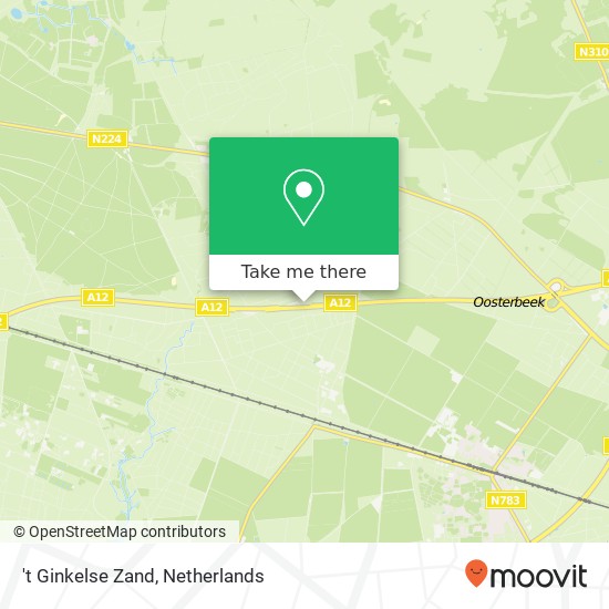 't Ginkelse Zand, 6718 Ede map