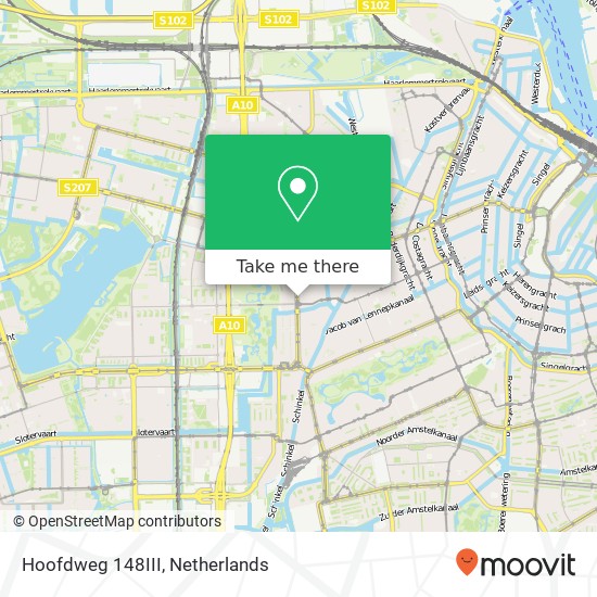 Hoofdweg 148III, Hoofdweg 148III, 1057 DB Amsterdam, Nederland map