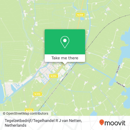 Tegelzetbedrijf / Tegelhandel R J van Netten, Eniggaburren 4 map