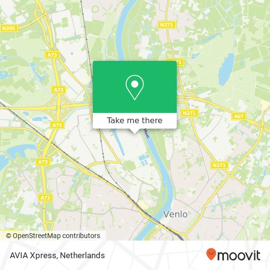 AVIA Xpress, Ankerkade map