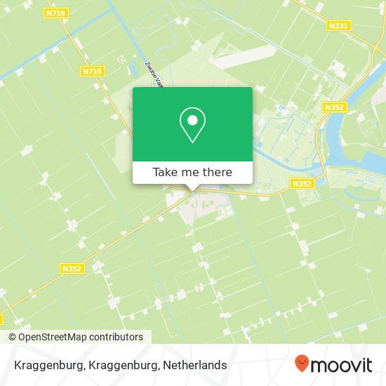 Kraggenburg, Kraggenburg Karte