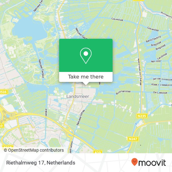 Riethalmweg 17, 1121 XT Landsmeer map