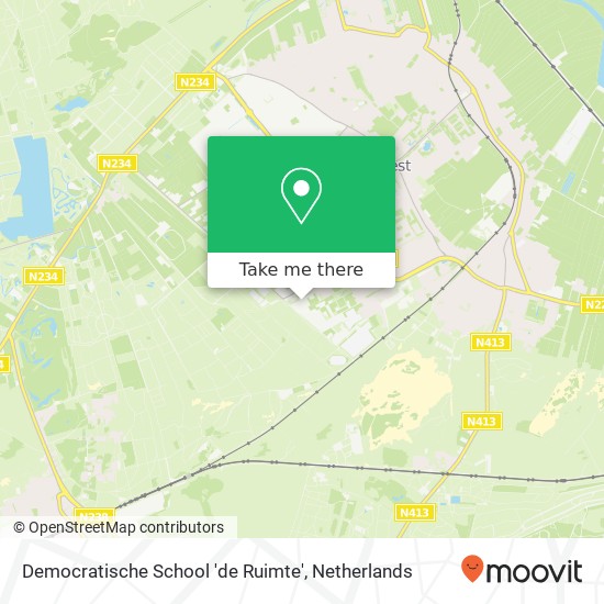 Democratische School 'de Ruimte', Insingerstraat 39 Karte