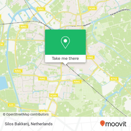 Silos Bakkerij, Bornerbroeksestraat 233 map