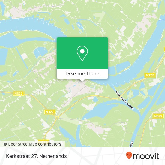 Kerkstraat 27, Kerkstraat 27, 5328 AA Rossum, Nederland map