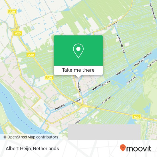 Albert Heijn, Huis te Veldelaan 2 map