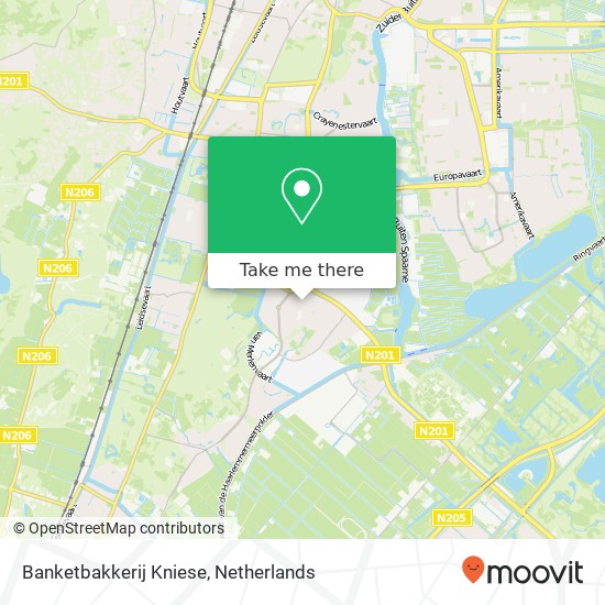 Banketbakkerij Kniese, Wilhelminaplein 19 map