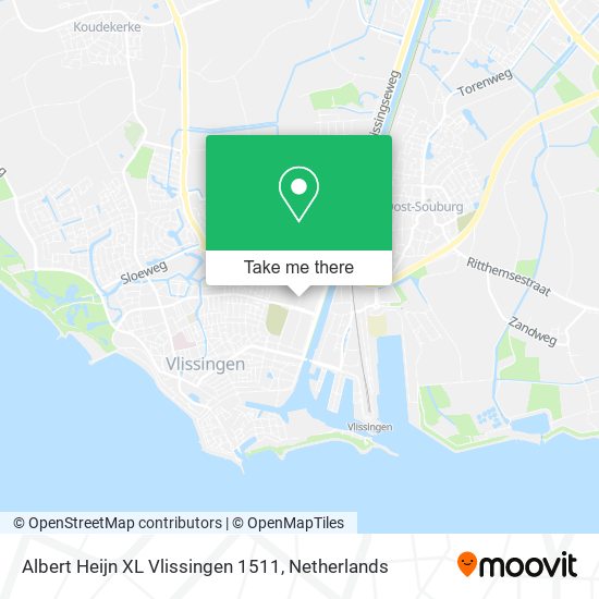 Albert Heijn XL Vlissingen 1511 map