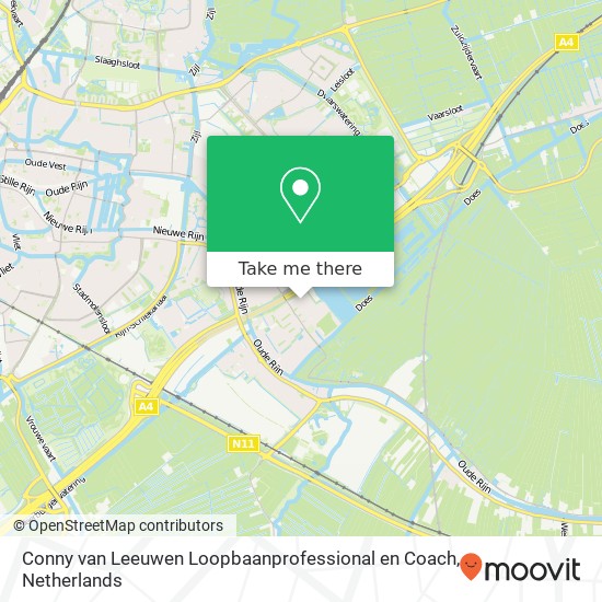 Conny van Leeuwen Loopbaanprofessional en Coach, Gerrit de Blankenlaan 17 Karte